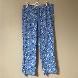 Vineyard Vines Blue and Pink Polka Dot Pajama Pants